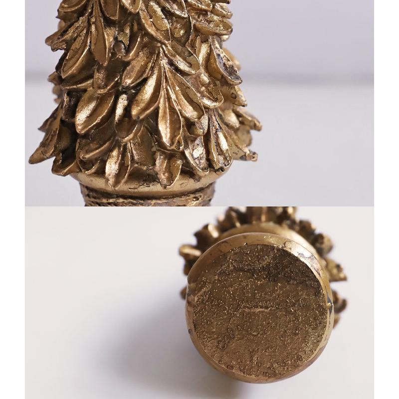 ツリー クリスマスツリー Mサイズ 約15cm ゴールドクリスマスツリー