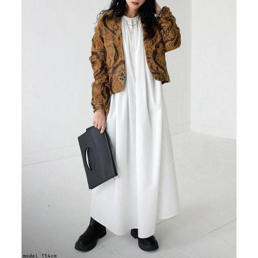 antiqua（アンティカ） ダマスク柄 ショートジャケット ジャケット