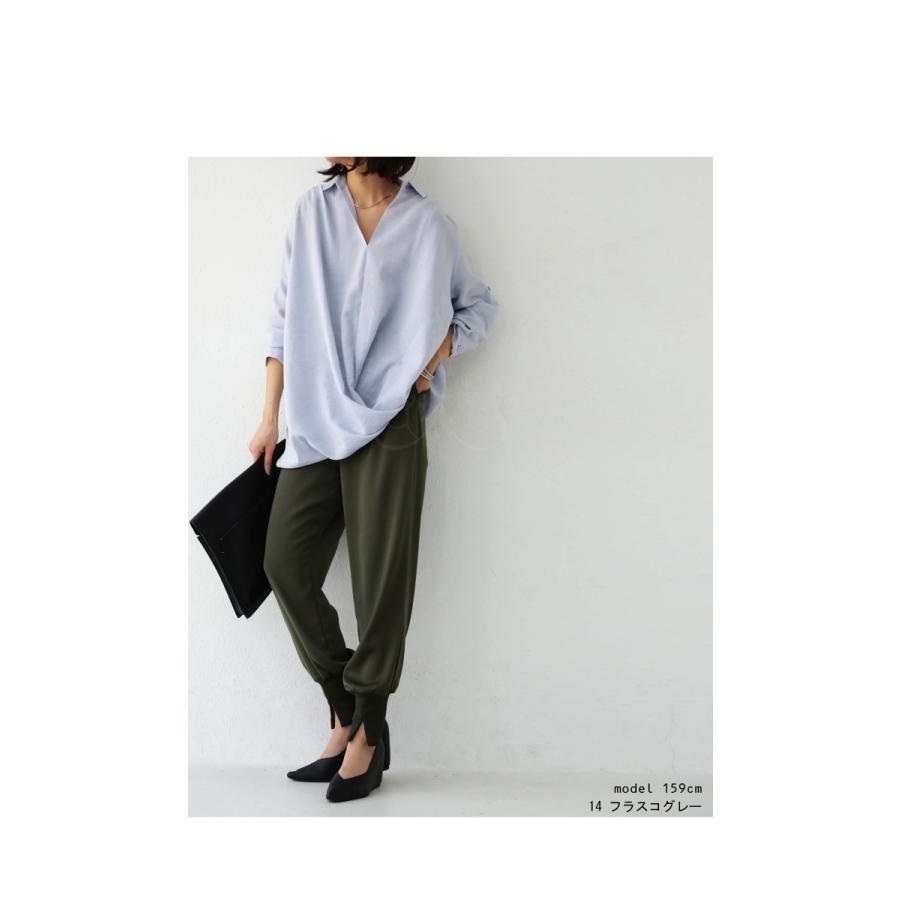 専用☆プルオーバー バルーンシャツ ナチュラルベージュ&ニット antiqua（アンティカ） バルーンシャツ シャツ レディース トップス