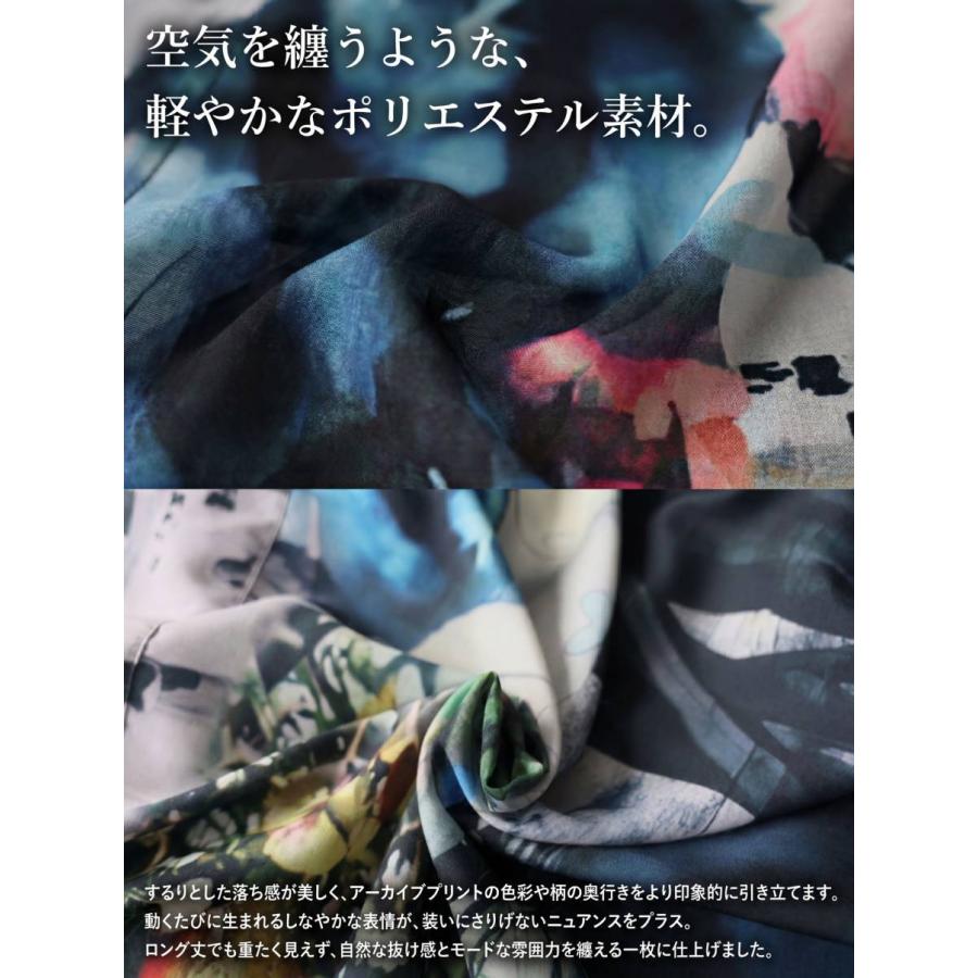 シャツワンピース レディース 長袖 ロング 羽織り 送料無料 ・100ptメール便可の画像