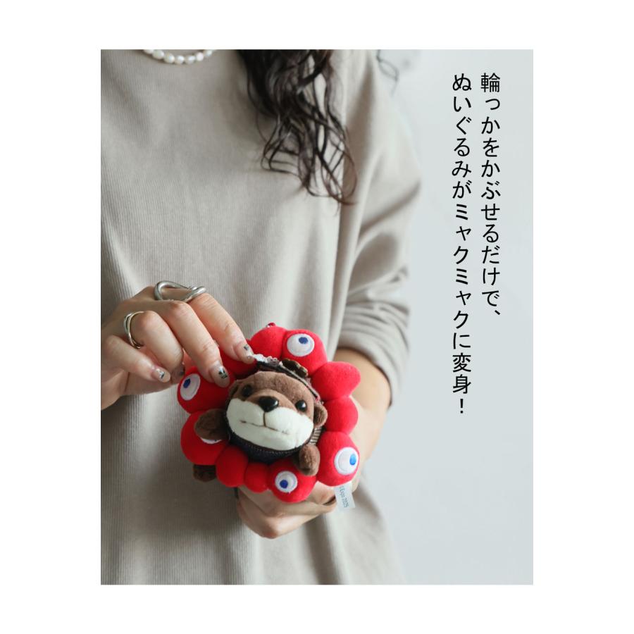 ミャクミャク キーホルダー ぬいぐるみ対応 マスコット風・メール便