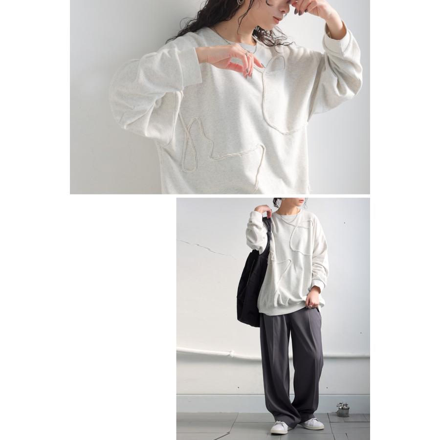 antiqua（アンティカ） 裏毛トップス トレーナー レディース トップス