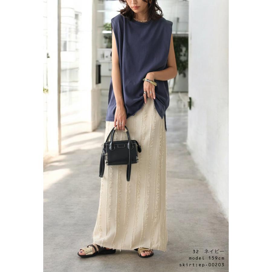 vaqutaux   mynameiswoman  ノースリーブトップ antiqua 特別送料無料 タンクトップ レディース トップス