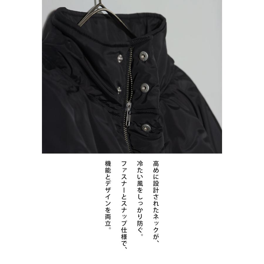 ピンソニック加工 立体ドット ブルゾン レディース 送料無料・メール便不可 | antiqua | 08