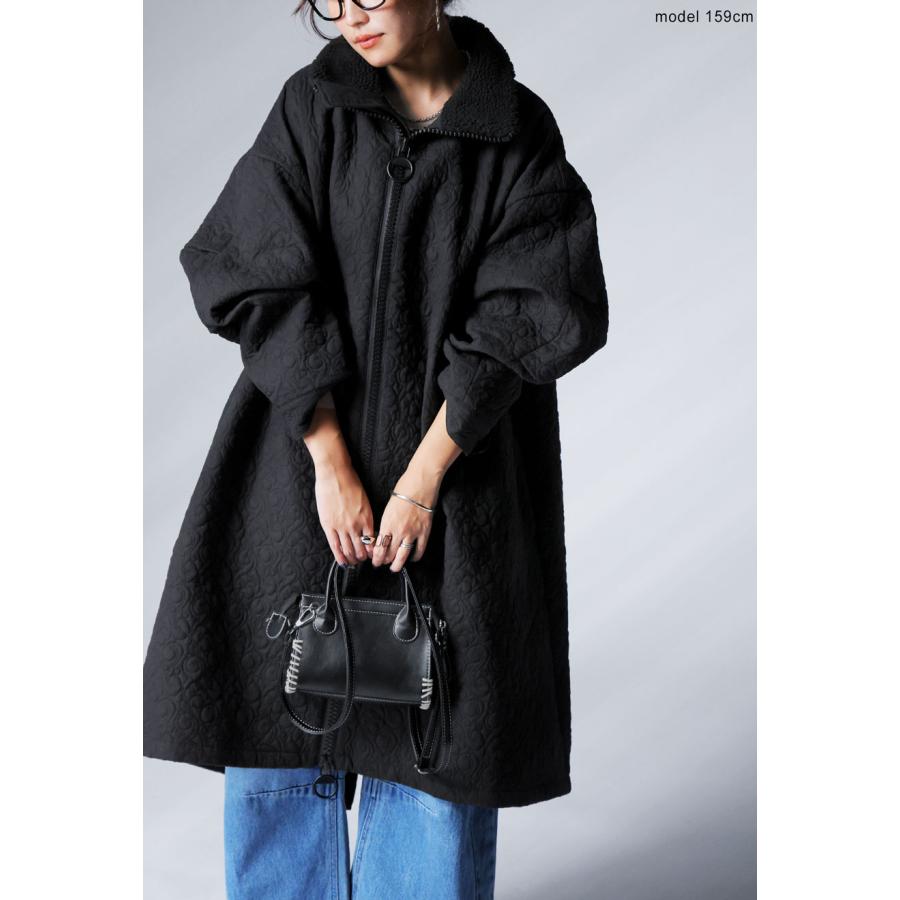 antiqua（アンティカ） サーモライト ロングキルトコート レディース