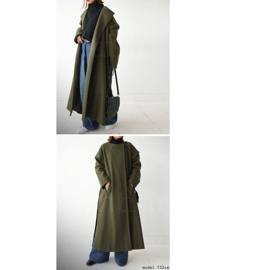 アンの冬コートとアン、仲良しユウ君 AMBIDEX Store ○コットンウールカシミアボア コクーンコート (F コン