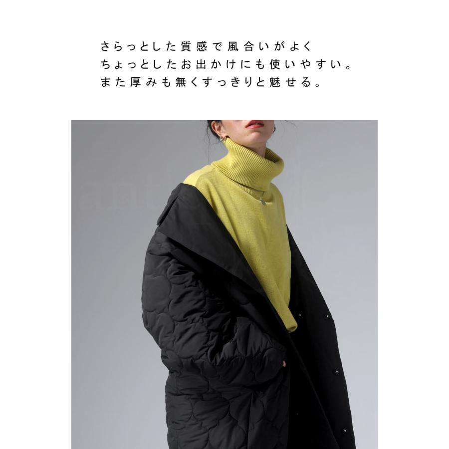 antiqua（アンティカ） ダウンのような暖かさ キルティングコート 