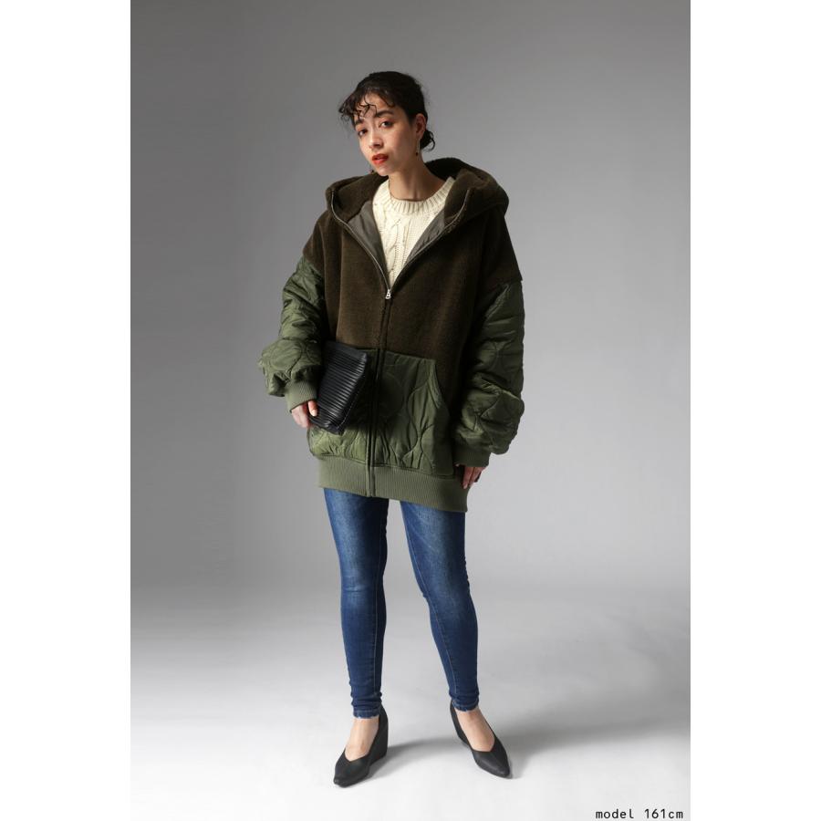 antiqua（アンティカ） ダウンのような暖かさ ボアキルティング