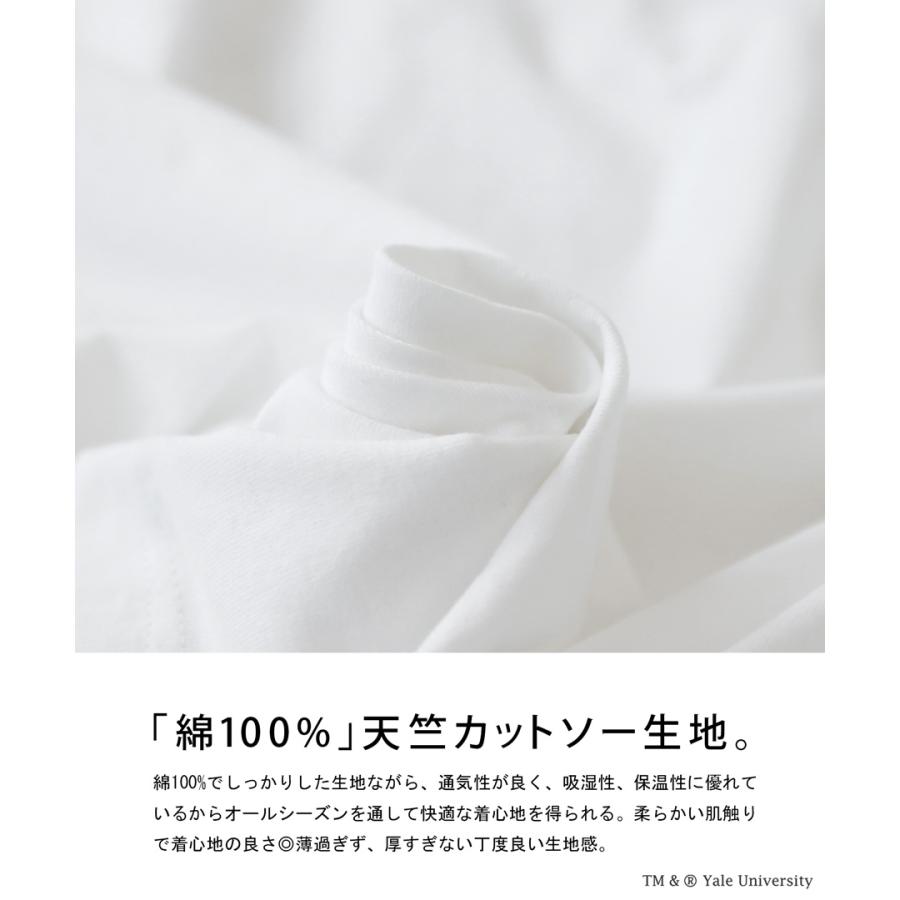 別注 YALE カレッジロゴ ロンT メンズ 送料無料・再販。100ptメール便可【Z】｜antiqua｜14