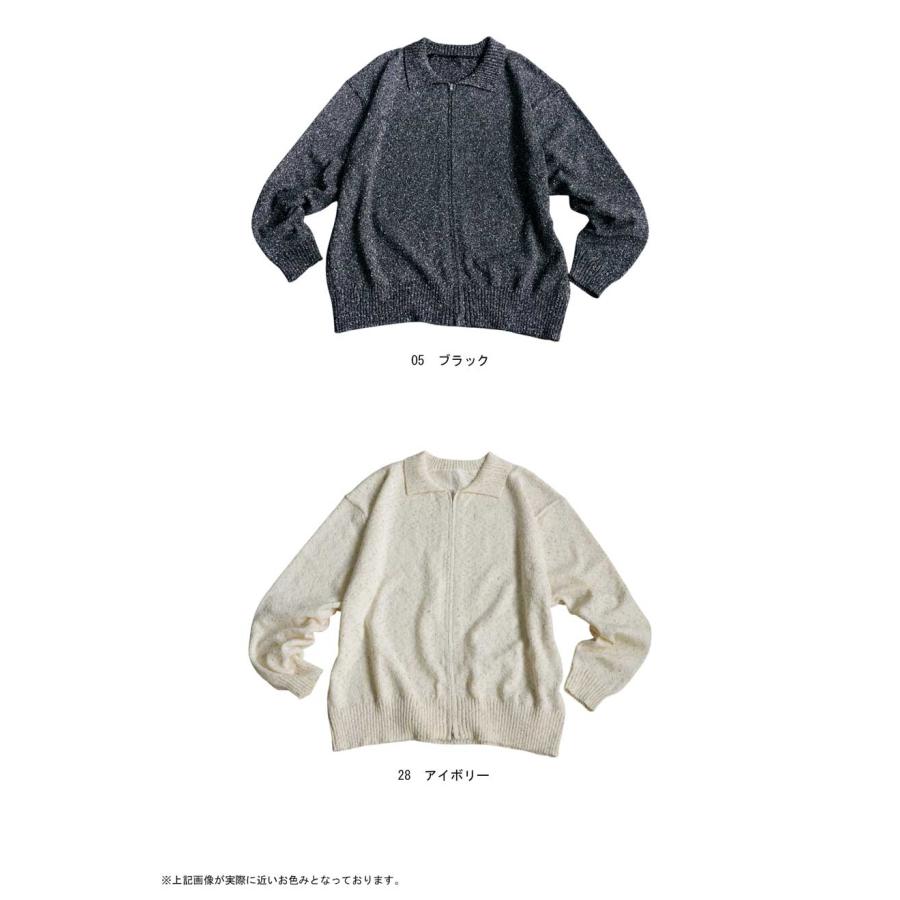 antiqua スラブニットZIPトップス ニット レディース 送料無料 antiqua スラブニットZIPトップス ニット レディース 送料無料