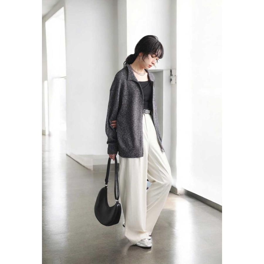 antiqua スラブニットZIPトップス ニット レディース 送料無料 antiqua スラブニットZIPトップス ニット レディース 送料無料