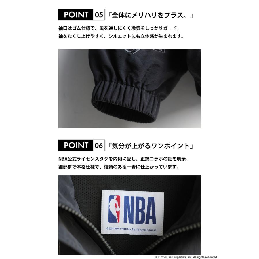 NBA公式 ロゴ刺繍 バルーンジャケット レディース 送料無料・メール便不可 | antiqua | 12
