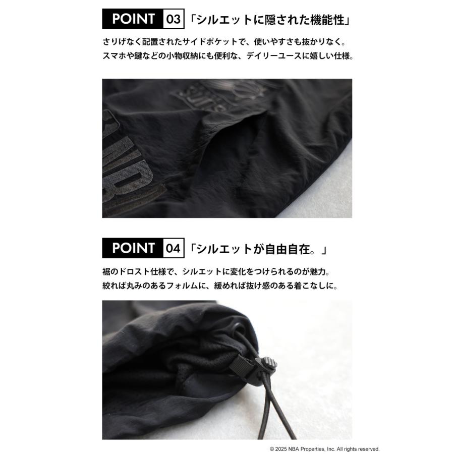 NBA公式 ロゴ刺繍 バルーンジャケット レディース 送料無料・メール便不可 | antiqua | 06