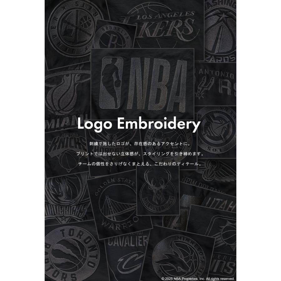 NBA公式 ロゴ刺繍 バルーンジャケット メンズ 送料無料・メール便不可 | antiqua | 04