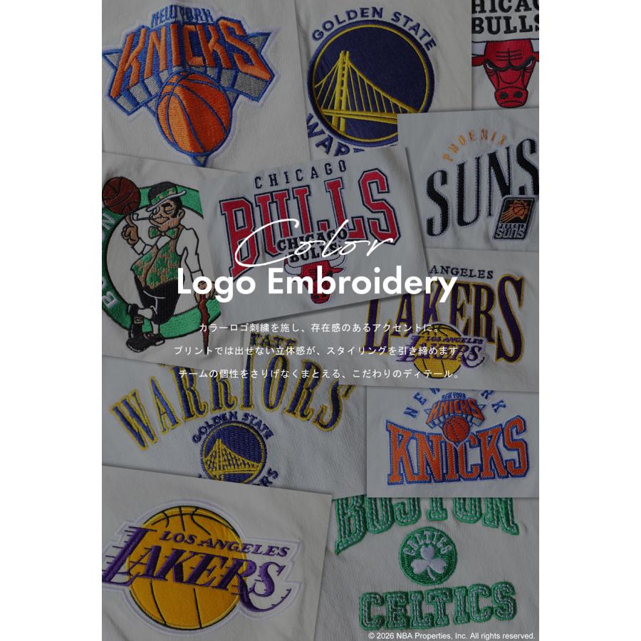 NBA公式 ロゴ刺繍 ロンT レディース クルーネック 送料無料・メール便不可 | antiqua | 17