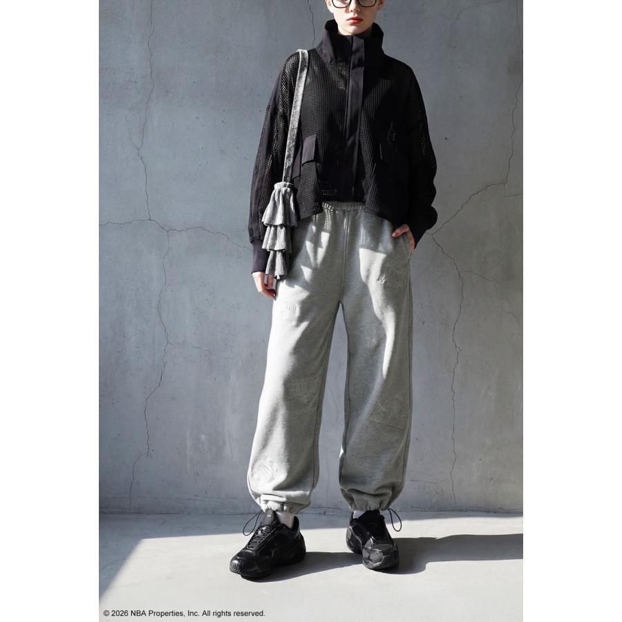 antiqua（アンティカ） NBA公式 刺繍ロゴ スウェットパンツ レディース