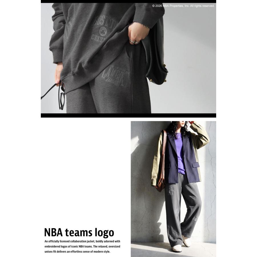 NBA公式 刺繍ロゴ スウェットパンツ レディース 送料無料・メール便不可 | antiqua | 20