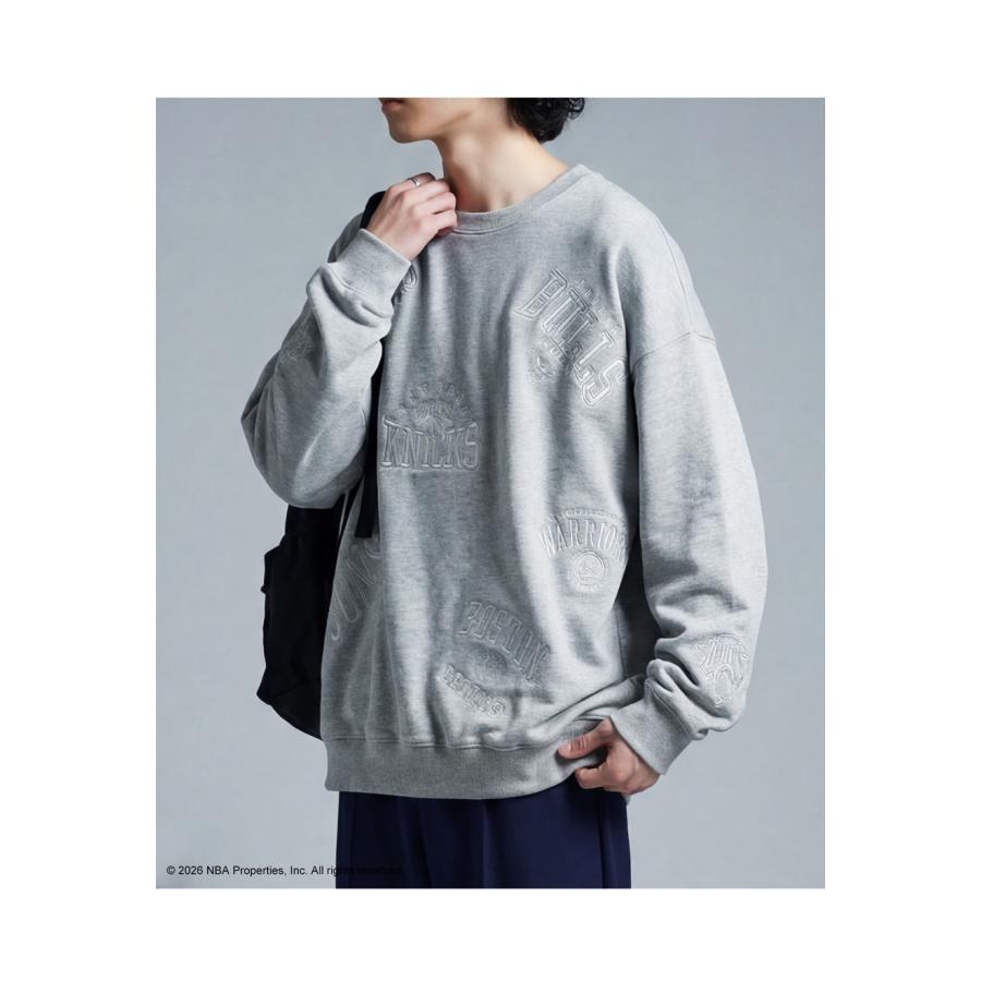 NBA公式 ロゴ刺繍 スウェット レディース 綿100 送料無料・メール便不可 | antiqua | 22