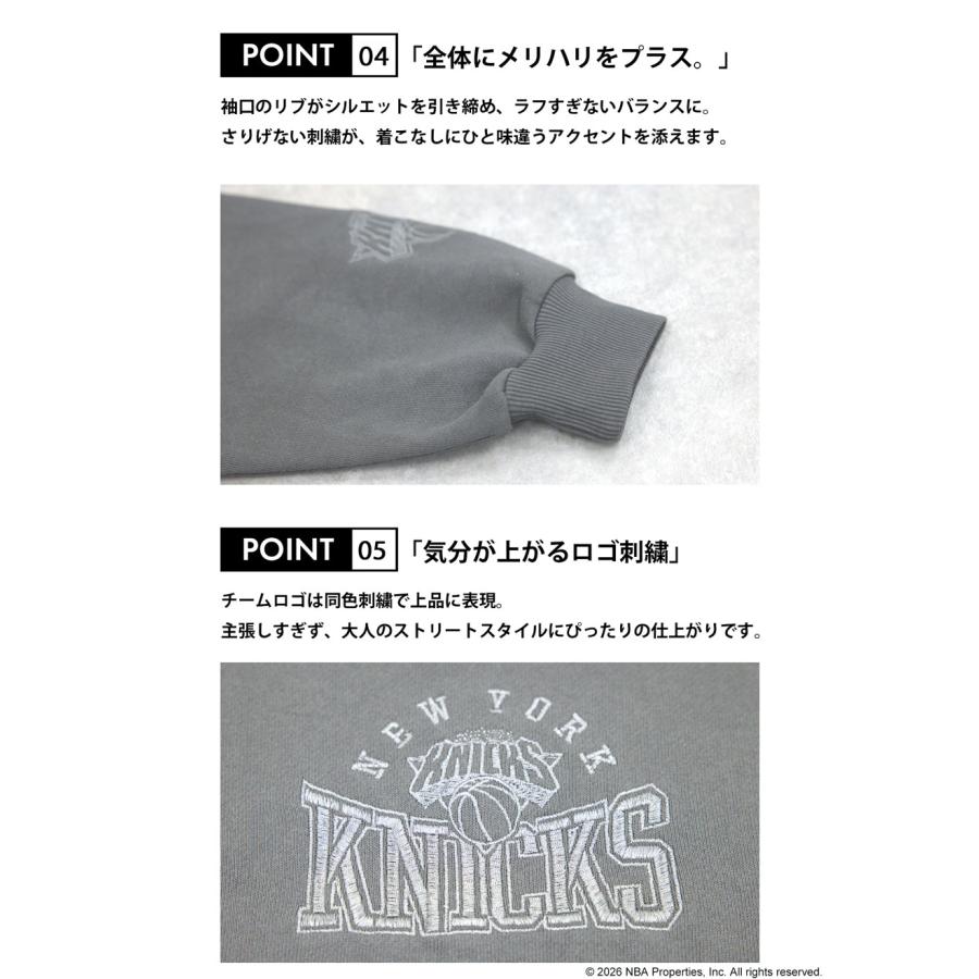 NBA公式 刺繍ロゴ 裏毛 フーディー レディース 綿100 送料無料・メール便不可 | antiqua | 16