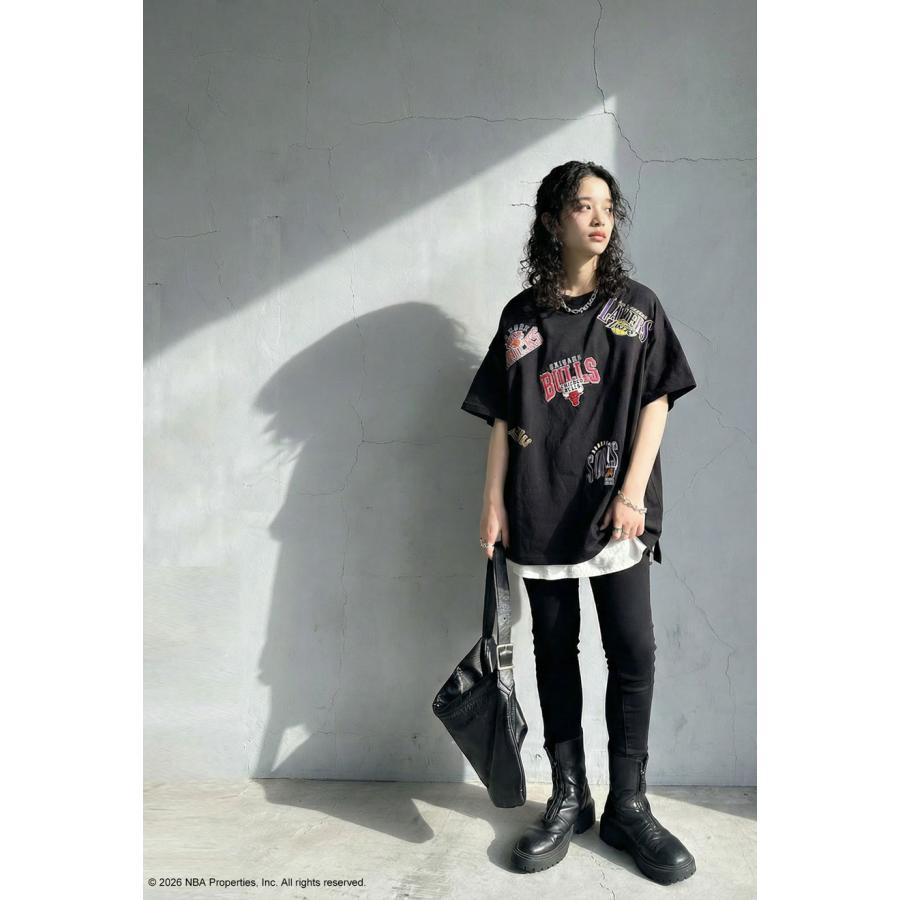 NBA公式 ロゴ刺繍 Tシャツ レディース クルーネック 送料無料・メール便不可 | antiqua | 17