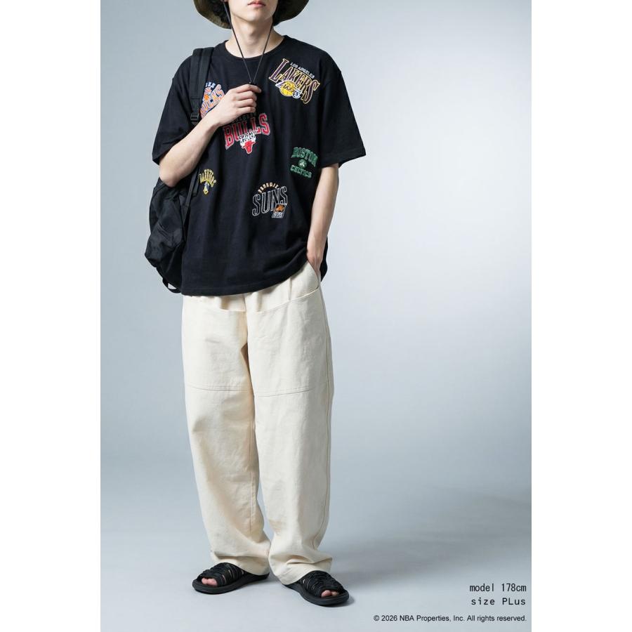 NBA公式 ロゴ刺繍 Tシャツ レディース クルーネック 送料無料・メール便不可 | antiqua | 18