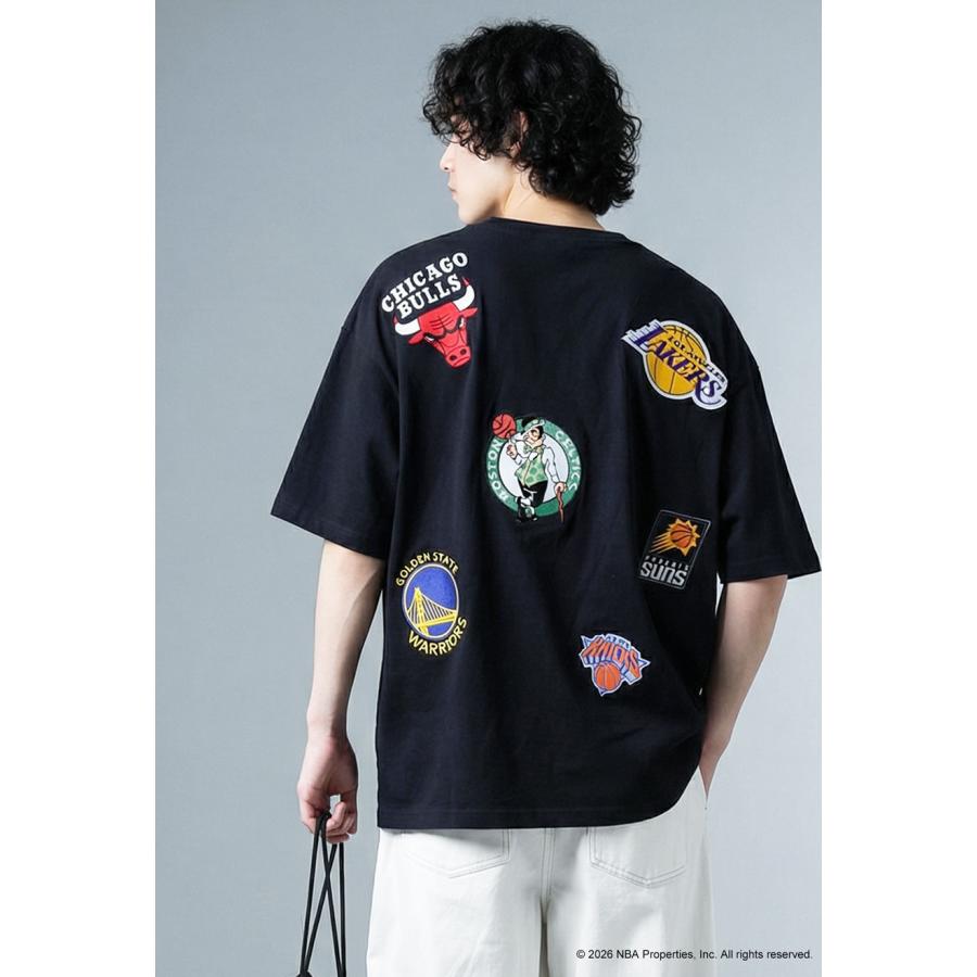 NBA公式 ロゴ刺繍 Tシャツ レディース クルーネック 送料無料・メール便不可 | antiqua | 19