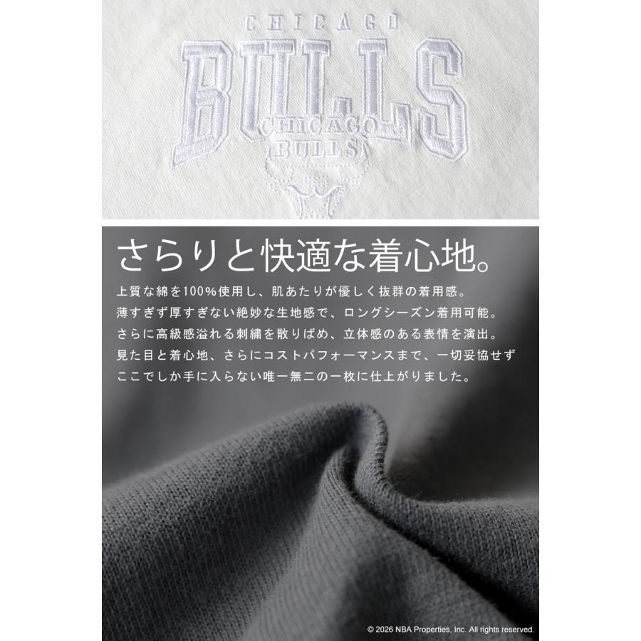 NBA公式 ロゴ刺繍 Tシャツ レディース クルーネック 送料無料・メール便不可 | antiqua | 20