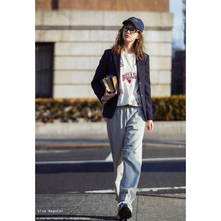 NBA公式 ロゴ刺繍 Tシャツ レディース クルーネック 送料無料・メール便不可 | antiqua | 09