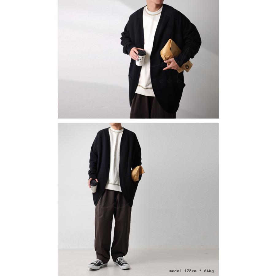 アウター カーディガン メンズ 綿100 ロングカーデ 綿裏毛カーデ 送料無料 2月25日0時 再再販 メール便不可 Za m Antiqua 通販 Yahoo ショッピング