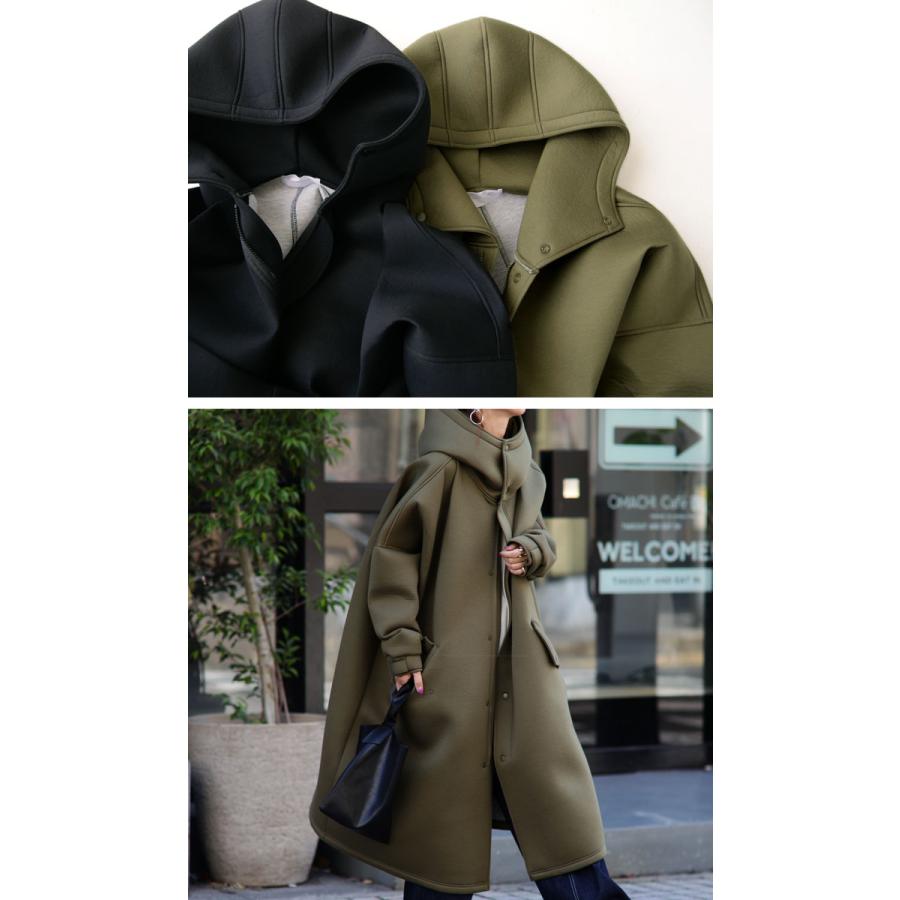 antiqua（アンティカ） コート レディース アウター 長袖 ボンディング