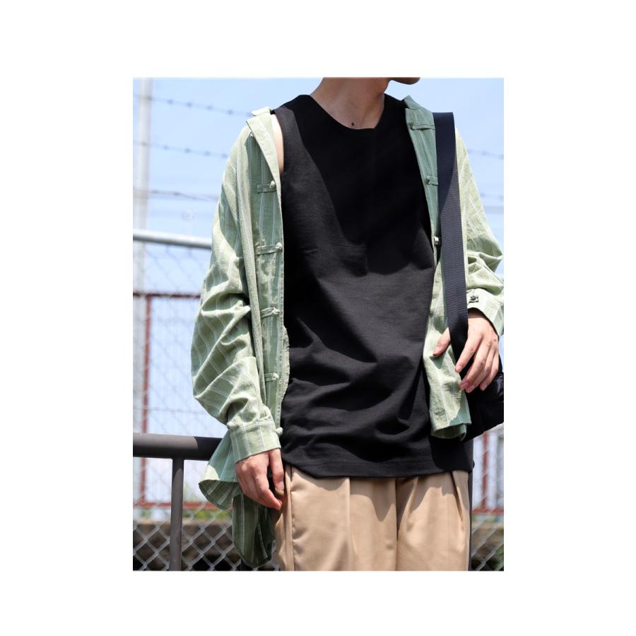 バスクタンクトップ タンクトップ メンズ トップス 綿100・80ptメール便可 | antiqua | 22