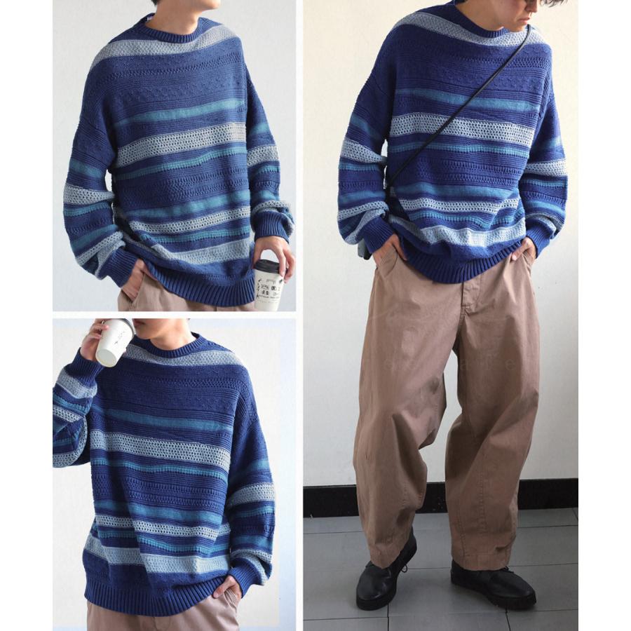 L' Appartement ガーター編みニット antiqua（アンティカ） マルチガーター編みニット ニット メンズ