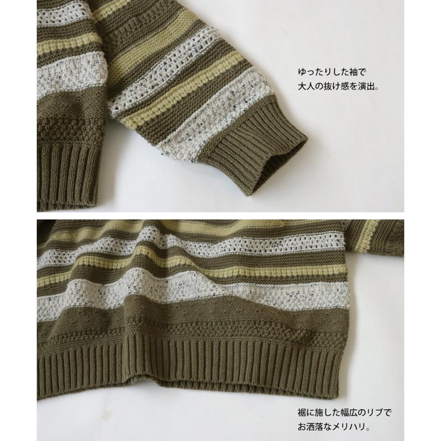 antiqua（アンティカ） マルチガーター編みニット ニット メンズ