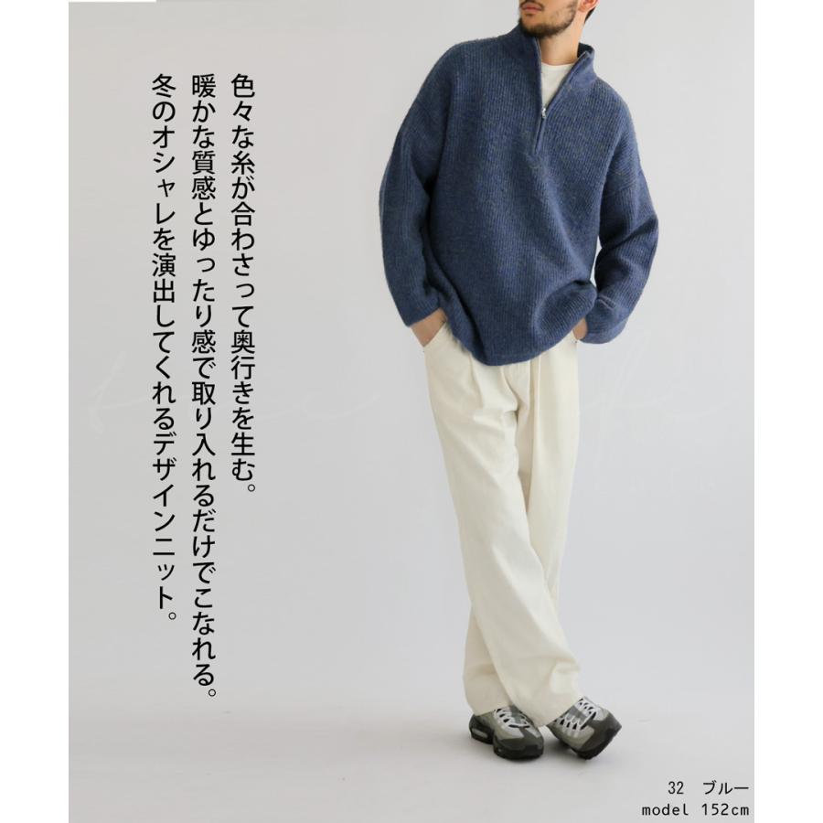 antiqua ハーフジップニット ニット メンズ 長袖 セーター 送料 antiqua ハーフジップニット ニット メンズ 長袖 セーター 送料