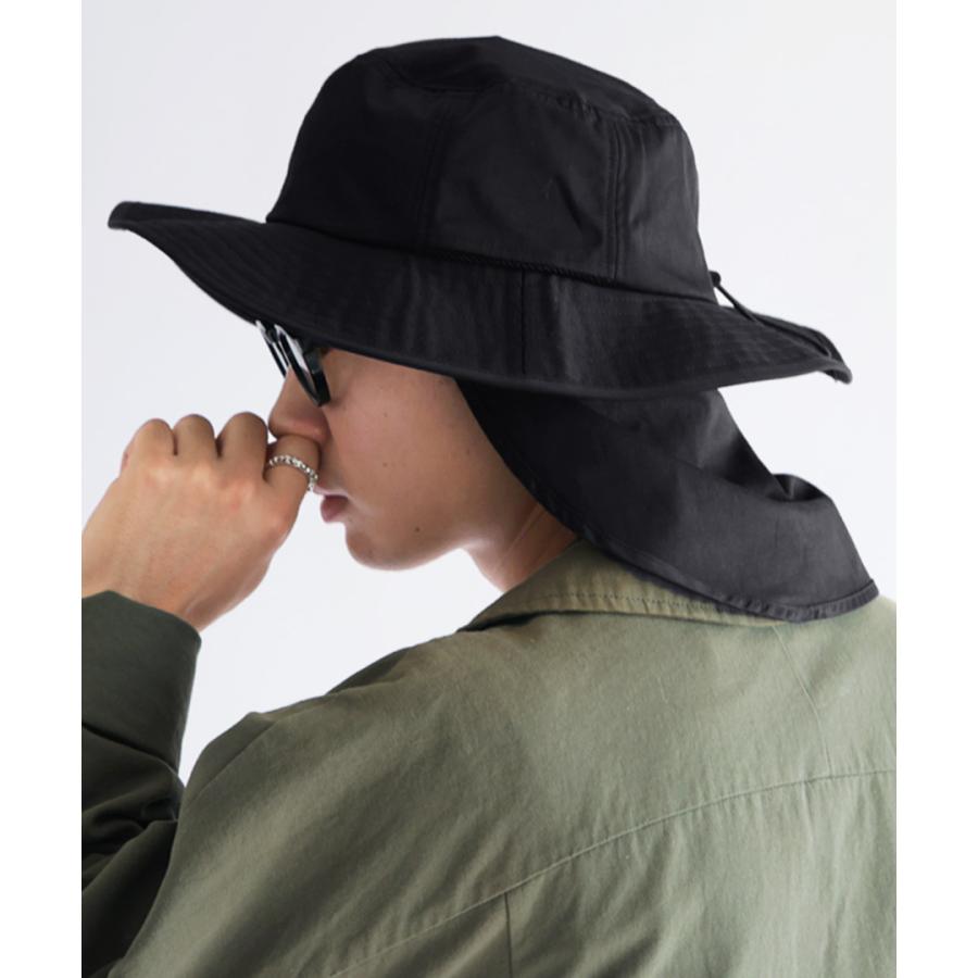 サンシェードハット 帽子 メンズ ハット 撥水 UVカット・50ptメール便可【Z】｜antiqua｜04