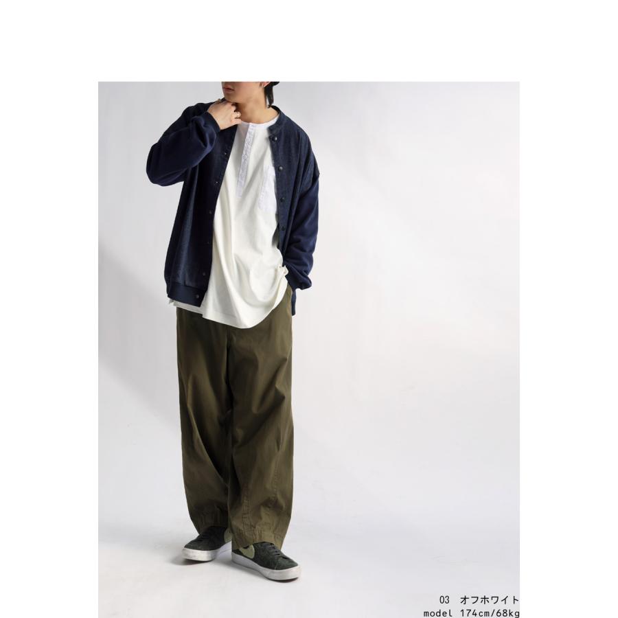 antiqua（アンティカ） バスクヘンリーロンt ロンT メンズ トップス