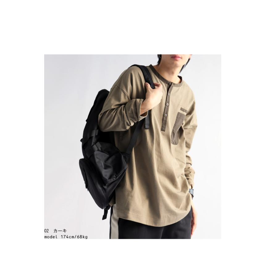 antiqua（アンティカ） バスクヘンリーロンt ロンT メンズ トップス