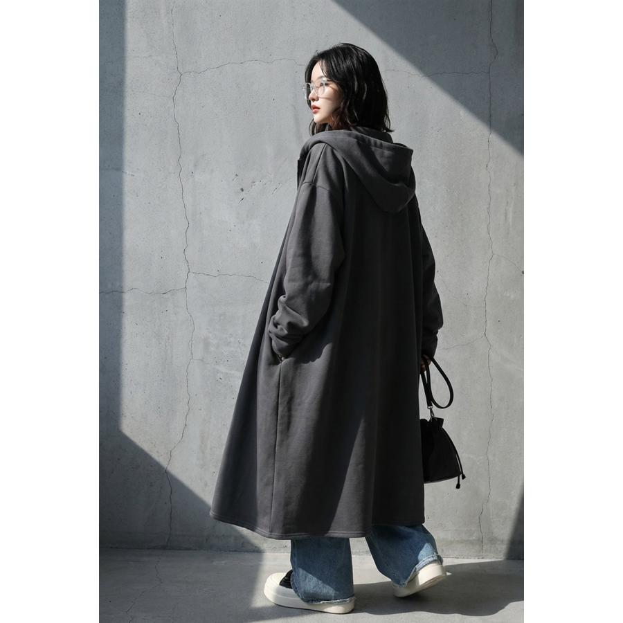 予約3月下旬納期 花粉 パーカー レディース 綿100% ライトアウター 送料無料・新色登場 メール便不可 | antiqua | 07