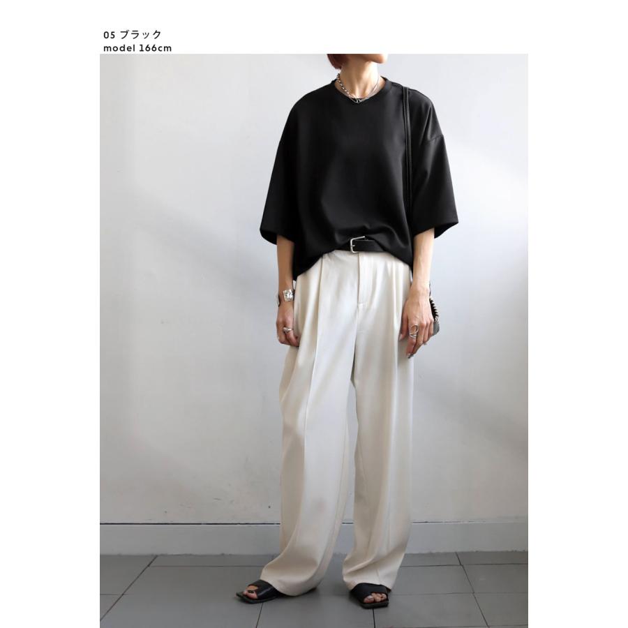antiqua（アンティカ） ポンチ半袖Tシャツ Tシャツ レディース