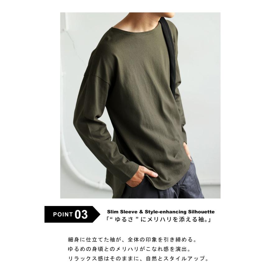 antiqua（アンティカ） ロンT 綿100 抗菌防臭 メンズ 長袖 カットソー