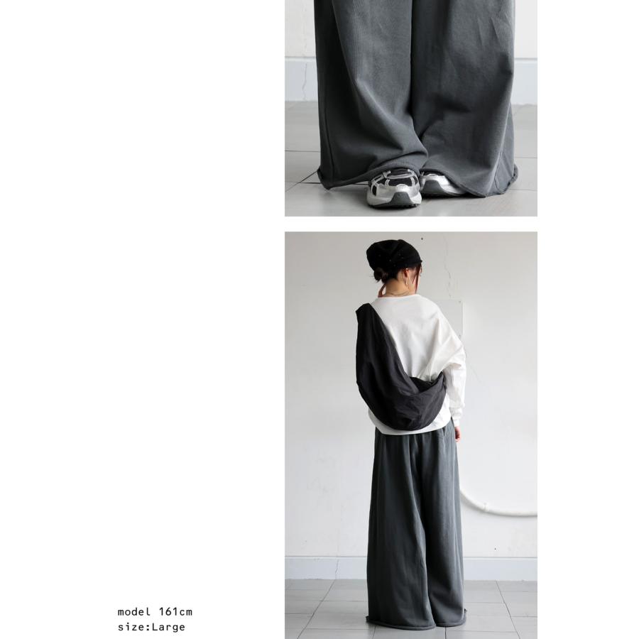 antiqua（アンティカ） 裏毛ワイドパンツ レディース ボトムス パンツ
