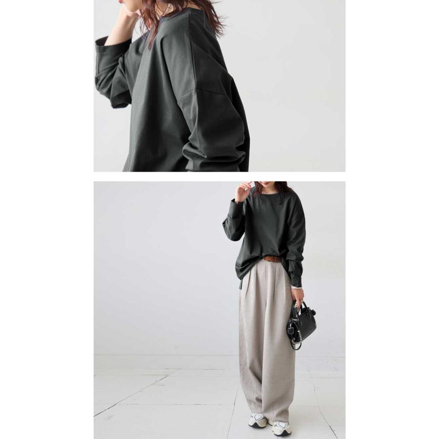 antiqua（アンティカ） ロンT レディース トップス Tシャツ 長袖 無地
