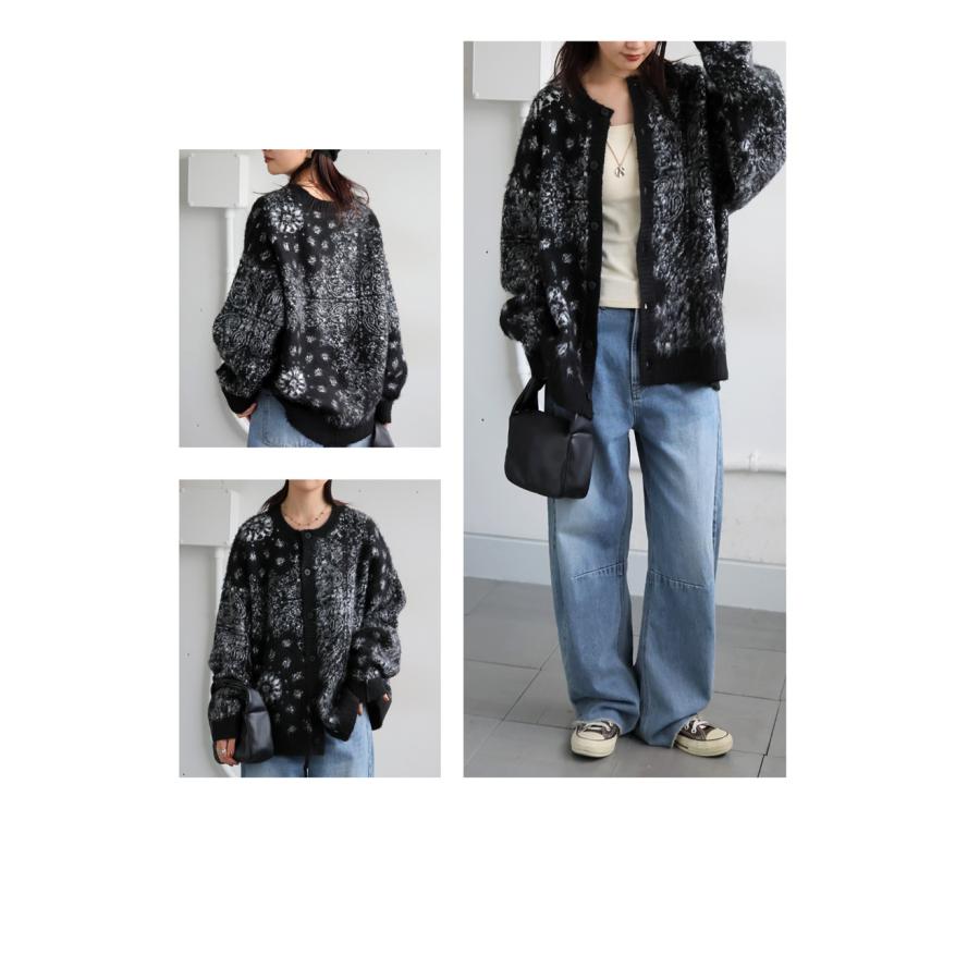 ドデカ　レディース　BLK M antiqua（アンティカ） ダブルジップ フーディ パーカー ユニセックス