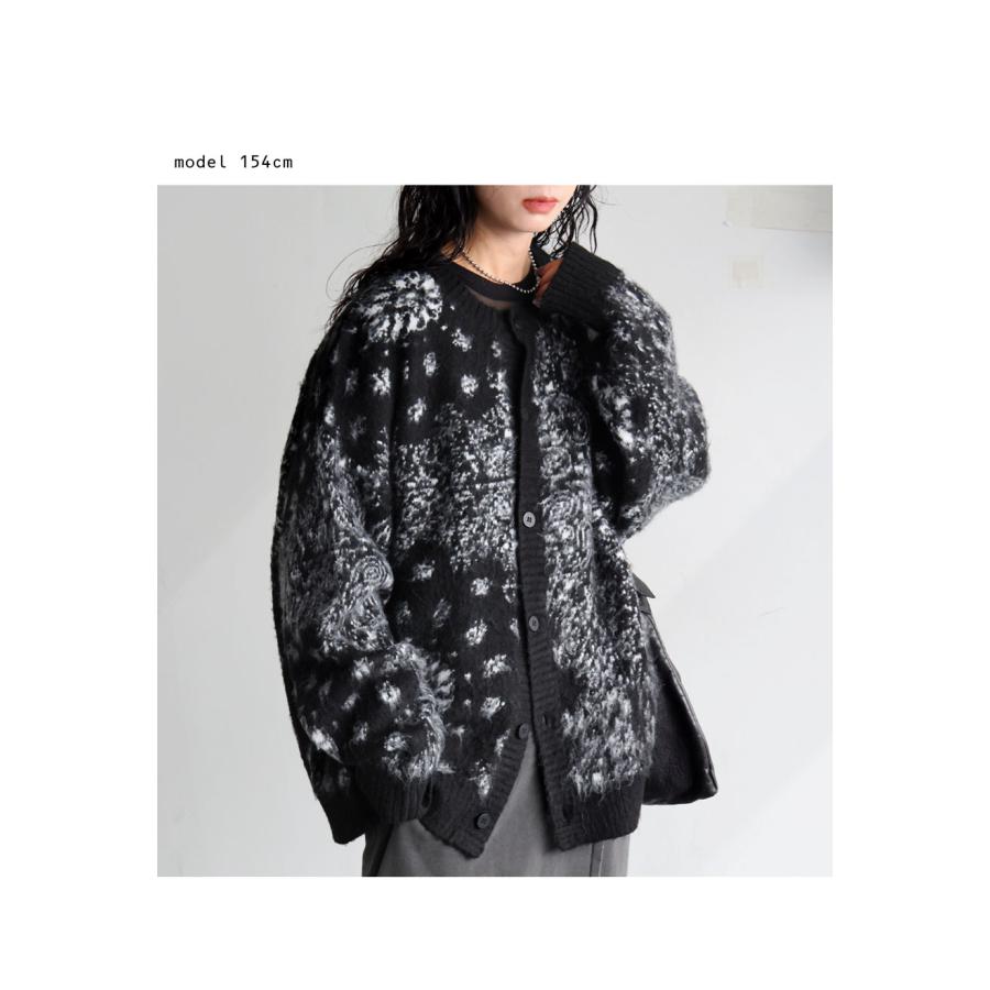 antiqua（アンティカ） ペイズリー柄 カーディガン レディース