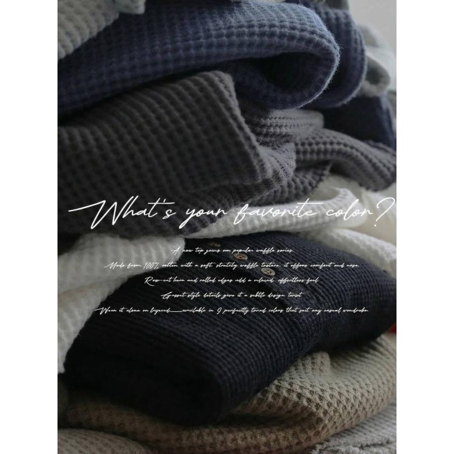 antiqua（アンティカ） Tシャツ メンズ 半袖 ワッフル 綿100 無地 送料