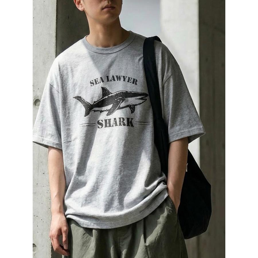 antiqua（アンティカ） 半袖 Tシャツ メンズ 接触冷感 綿100 アニマル