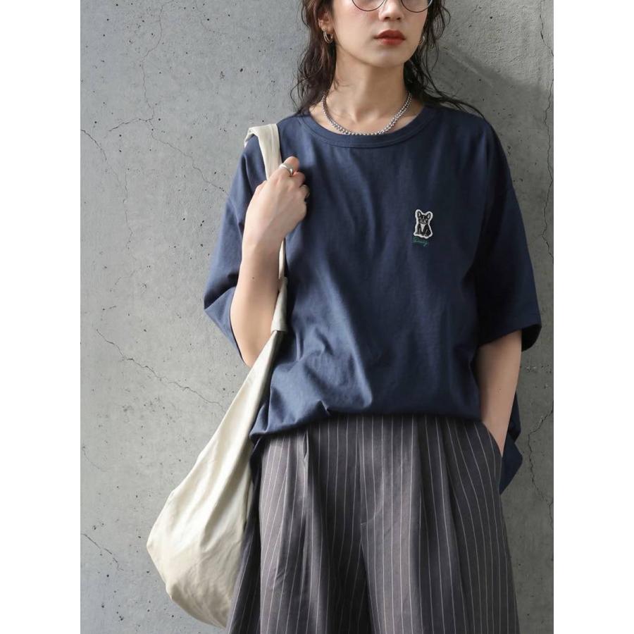 antiqua（アンティカ） 接触冷感 Tシャツ レディース 半袖 綿100