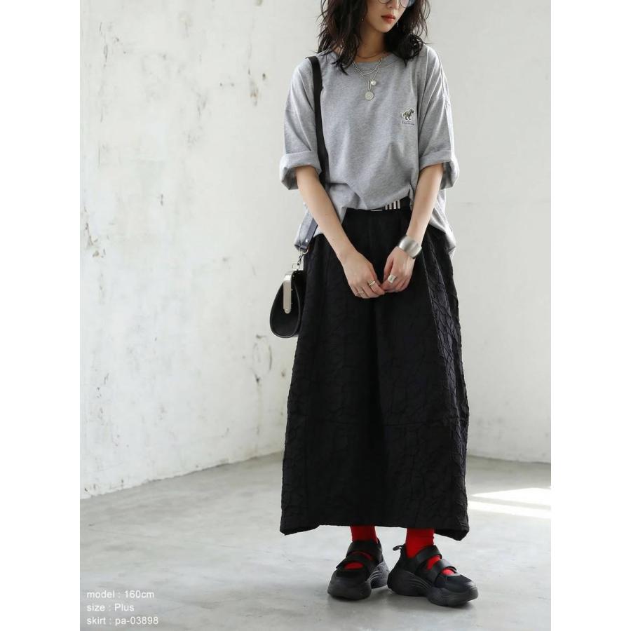 接触冷感 Tシャツ レディース 半袖 綿100% アニマル刺繍 ・再入荷 50ptメール便可 | antiqua | 09