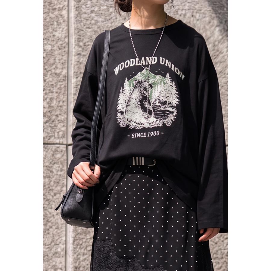 d.i.a. アニマル柄 長袖トップス antiqua（アンティカ） 隠れた名品ポイント10％対象！ 〜7日10時 ロンT
