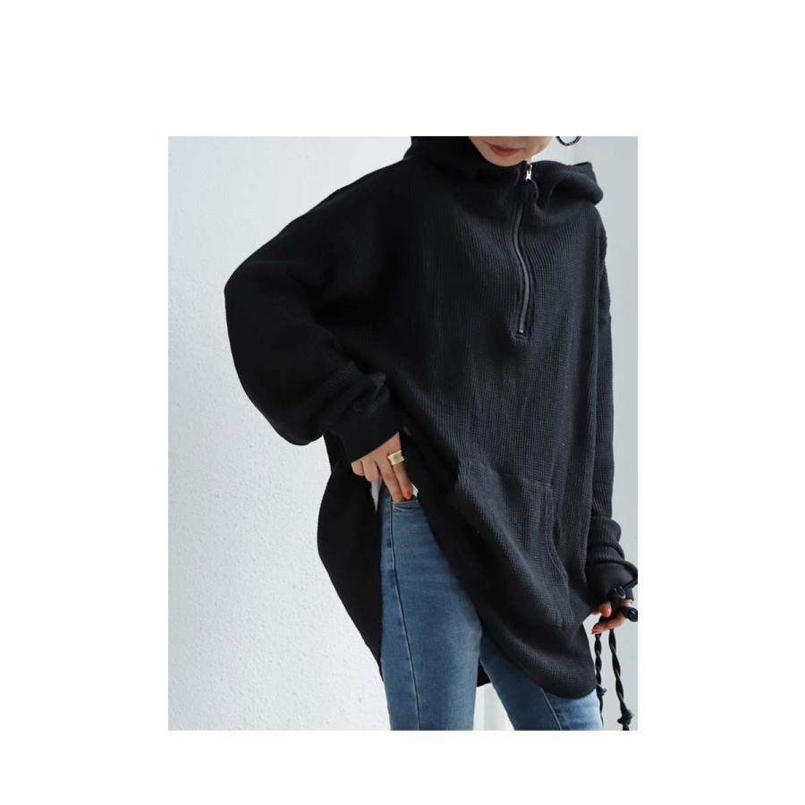 トップス パーカー ワイド ゆったり ワッフル 綿 長袖 レディース 無地 ワッフルパーカー 再再販 メール便不可 Za W0033 Antiqua 通販 Yahoo ショッピング